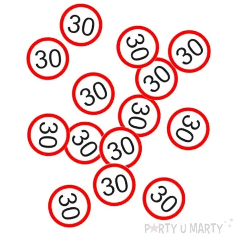 konfetti traffic 30 urodziny top ten 15g