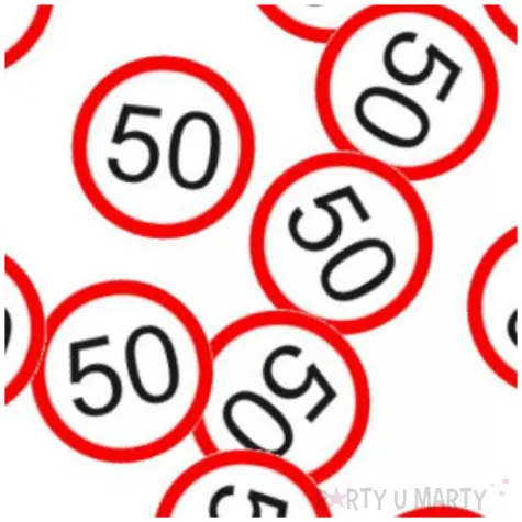 konfetti traffic 50 urodziny top ten 15g