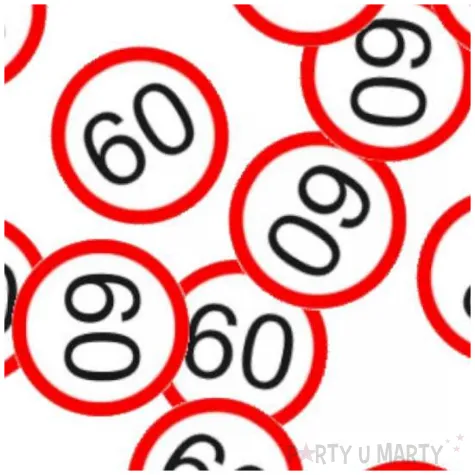 konfetti traffic 60 urodziny top ten 15g