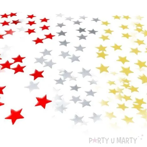 konfetti trojkolorowe gwiazdki mix ebal 16 g