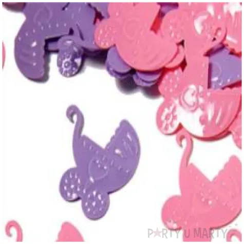 konfetti wozki rozowe fioletowe 15g 1 op