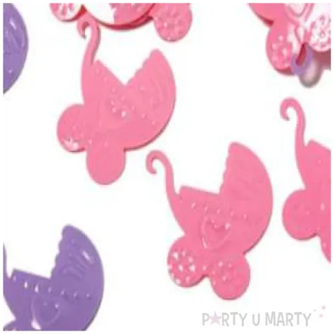 konfetti wozki rozowe fioletowe 15g 1 op