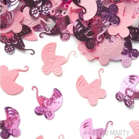 konfetti wozki rozowy mix partypal 15 g