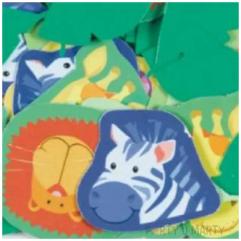 konfetti zwierzeta afryki 14g 1 op