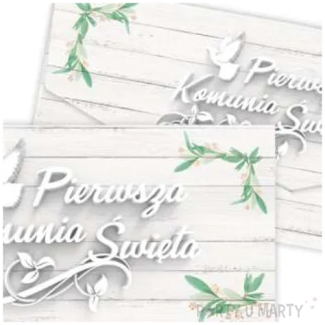 koperta prezentowa na banknoty komunia sw z golabkiem toledo 17 5x9cm