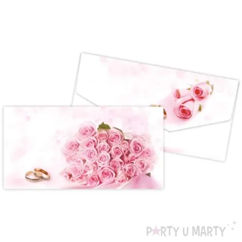 koperta prezentowa na banknoty slub wesele toledo 17 5 x 9cm