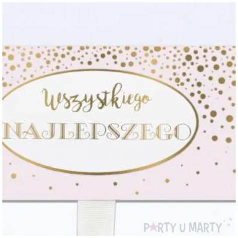 koperta prezentowa na banknoty wszystkiego najlepszego paw