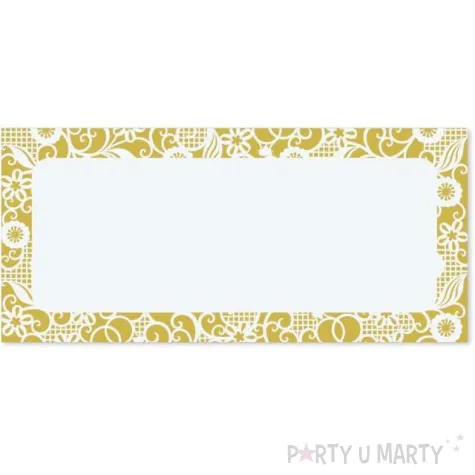 koperta prezentowa na banknoty zlote kwiaty paw