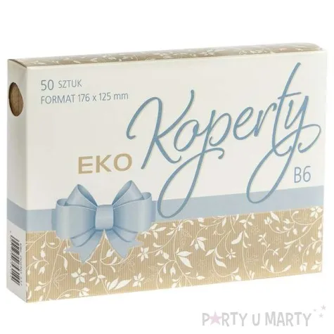 koperty eko trojkatne biale maki b6 50 szt