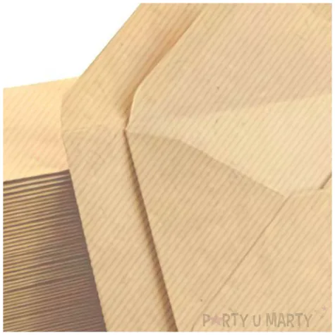 koperty eko trojkatne kraftowe maki 165x165 mm 50 szt