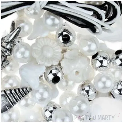 koraliki podwodny swiat sznurek i charmsy bialy titanum 30 g