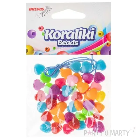 koraliki serca mix brewis 10 mm 15 g