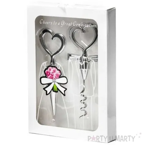 korkociag i zatyczka serce zestaw do wina gadgetmaster