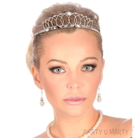 korona party diadem ksiezniczki classic widmann