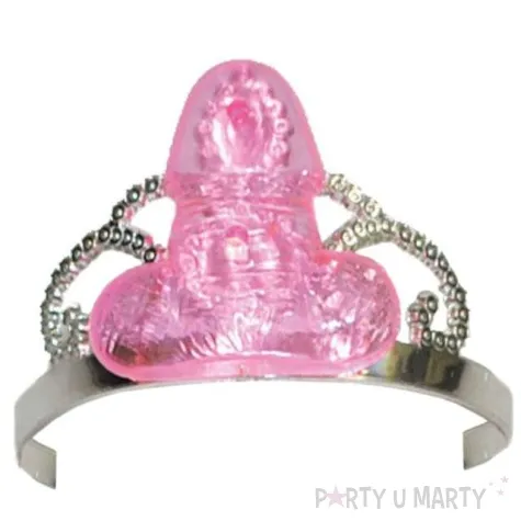 korona party diadem z penisem funny fashion