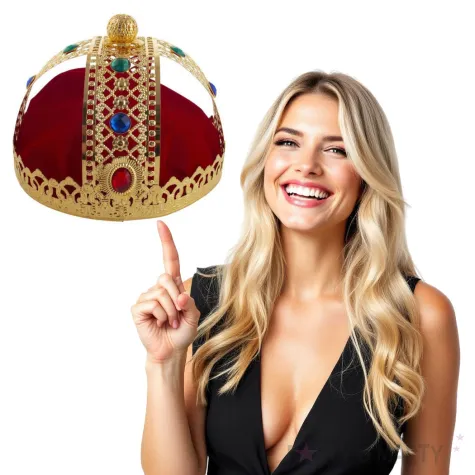 korona party krolewska funny fashion