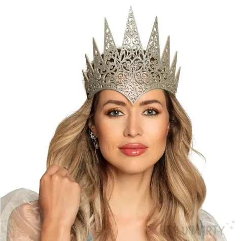 korona party krolowa lodu srebrny boland