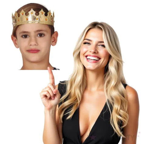 korona party maly krol zlota guirca