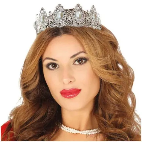 korona party perlowa tiara krolewny guirca