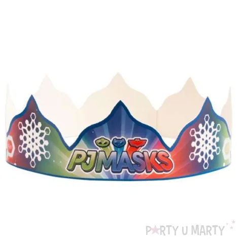 korona party pj masks pidzamersi papierowa dekora 1 szt