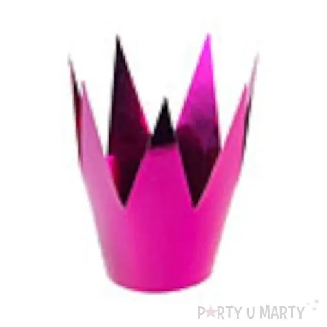 korona party rozowa srednica ok 5 5 cm 3 szt