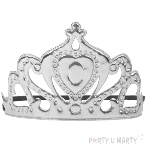 korona party tiara srebrna arpex