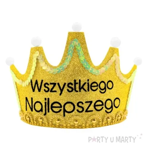 korona party wszystkiego najlepszego ledowa zolta partypal