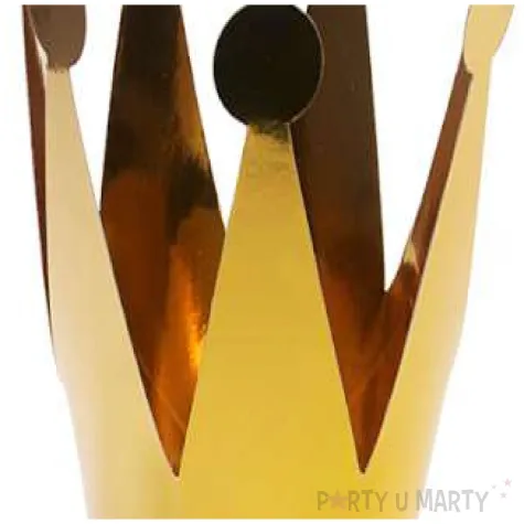 korona party zlota srednica ok 7 0 cm 3 szt