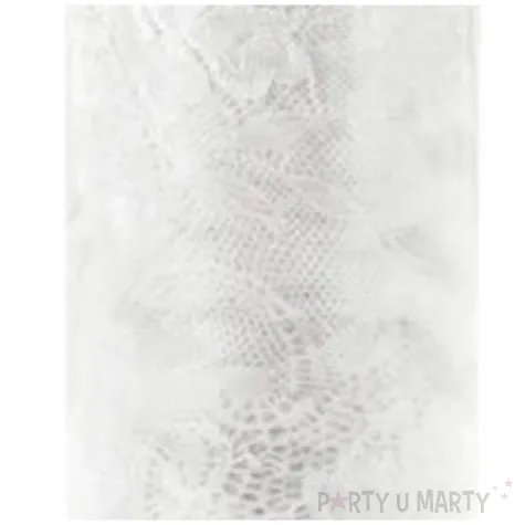 koronka classic zlamana biel partydeco 0 18x9m 1szt