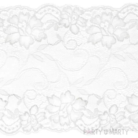 koronka classic zlamana biel partydeco 0 18x9m 1szt