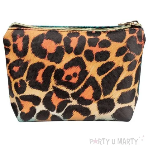 kosmetyczka lampart w cetki puckator 18x12 cm