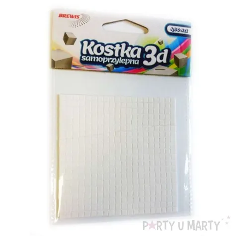 kostka samoprzylepna 3d brewis 400 szt 5x5mm