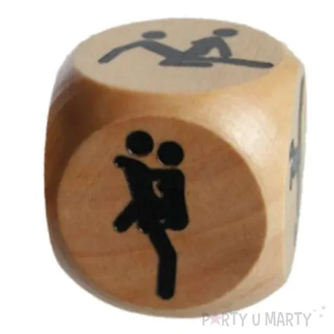 kostki erotyczne drewniana 1 szt