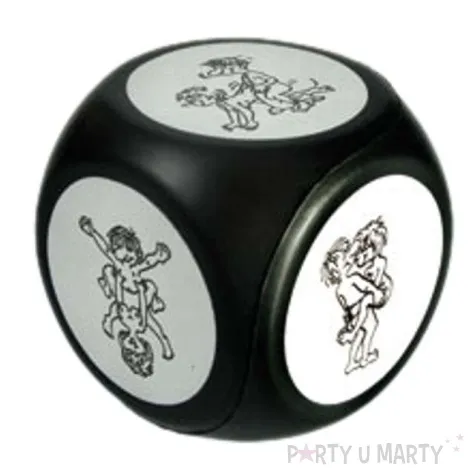 kostki erotyczne kamasutra czarna 1 szt