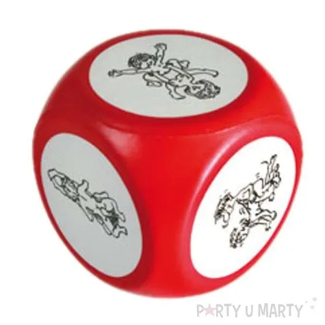 kostki erotyczne kamasutra czerwona 1 szt