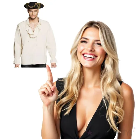 koszula piracka kremowa boland rozm l