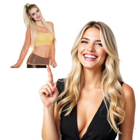 koszulka disco kabaretkowa pomaranczowa neonowa boland rozm m l