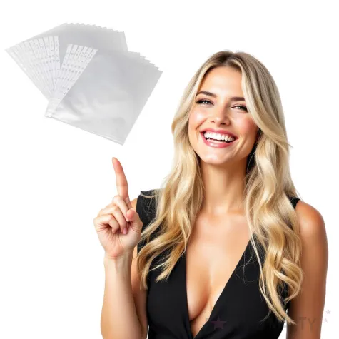 koszulki na dokumenty a4 groszkowe titanum 100 szt