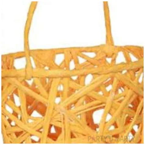 koszyczek papierowy plecionka pomaranczowa prostokatny aliga