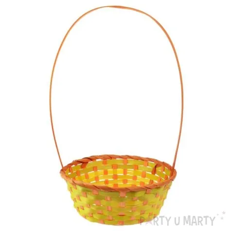 koszyk wielkanocny classic zolto pomaranczowy arpex