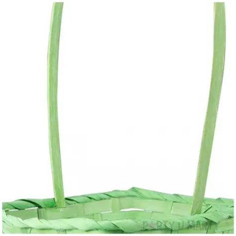 koszyk wielkanocny pastelowy z kokardka zielony arpex