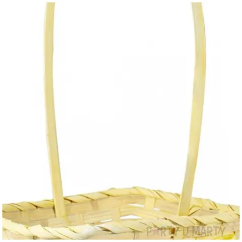 koszyk wielkanocny pastelowy z kokardka zolty arpex