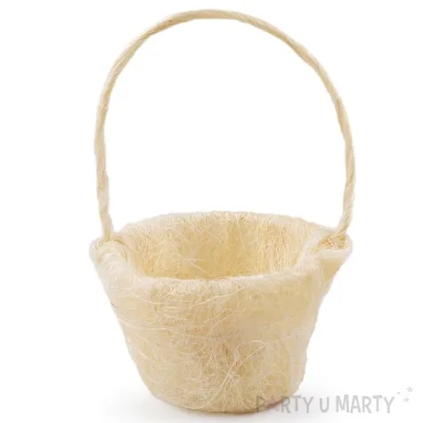 koszyk wielkanocny sizalowy z raczka stoklasa