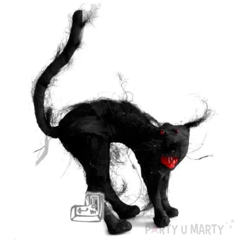 kot upiorny swiecacy z bateria