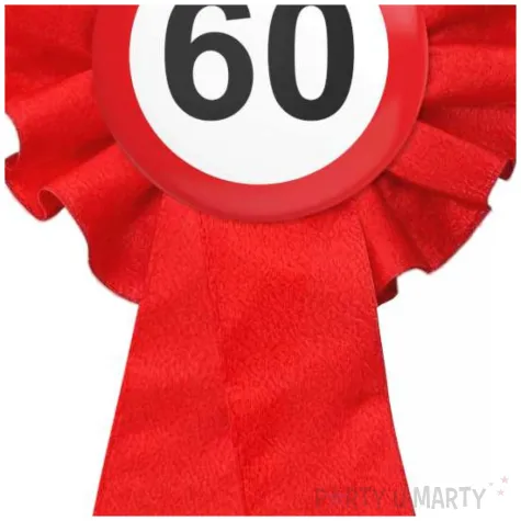 kotylion 60 urodziny traffic birthday