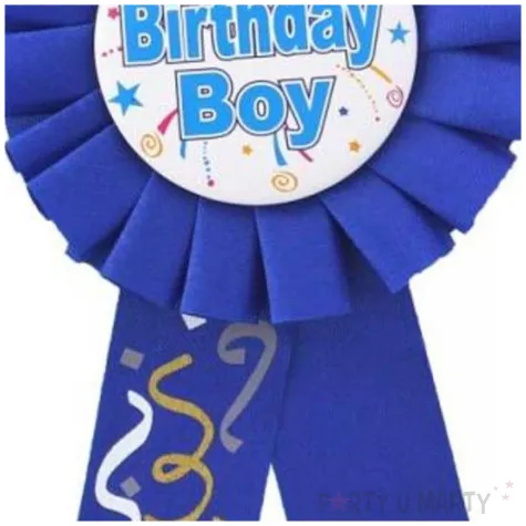 kotylion birthday boy niebieski godan