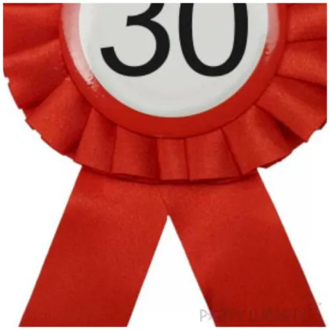 kotylion classic 30 urodziny czewony top ten