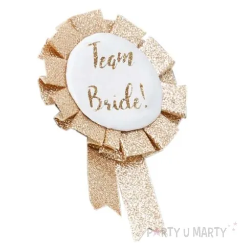 kotylion druzyna panny mlodej rozowo zloty smiffy