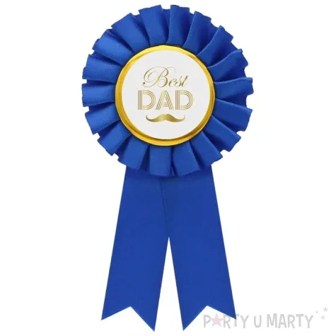 kotylion dzien ojca best dad niebieski godan