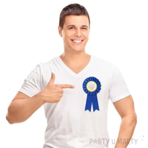 kotylion dzien ojca best dad niebieski godan